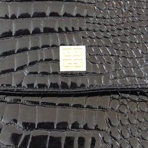 Givenchy Bags - Givenchy Bag Pleather Black Clutch / Makeup Bag Givenchy Bags - Givenchy Bag Pleather Black Clutch / Makeup Bag